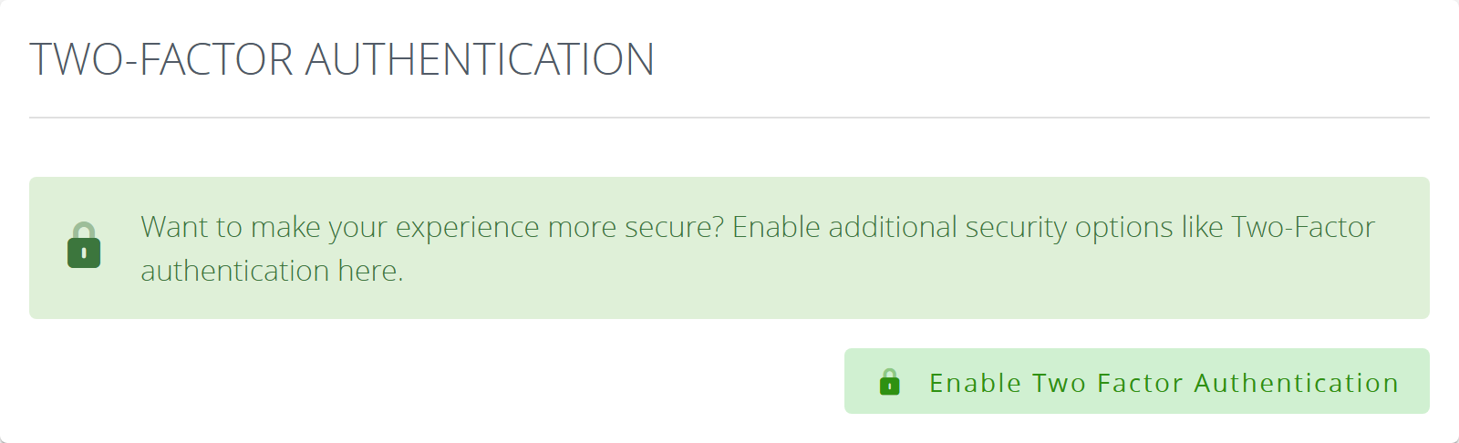 The Security tab