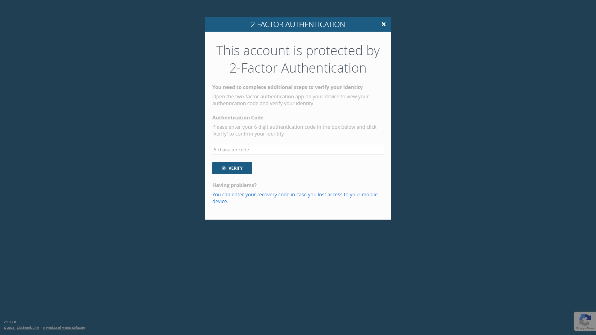 Two-Factor authentication image